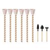 6PCS Electroculture Culture Copper Antenna Long Electroculture Copper Gardening Antennas for Growing Plants Fruits