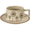 Japanese Retro Ceramic Mug Set Hand-painted Pattern Coffee Office Beverage Cup Milk Household Tea Cups Water