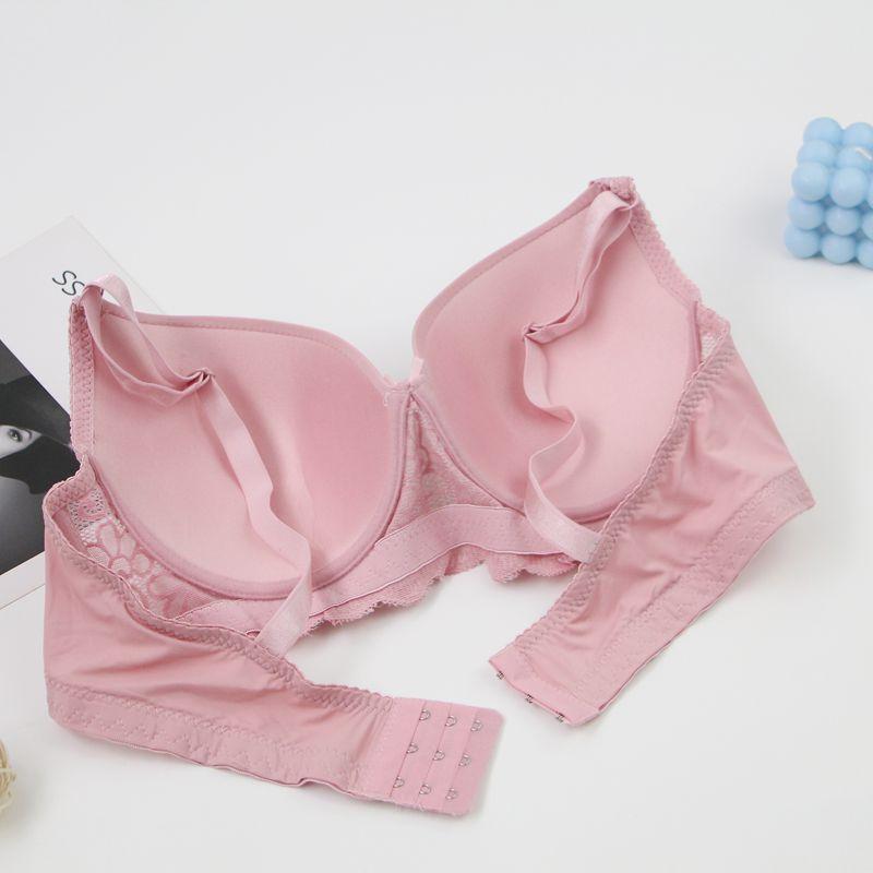 Stilvoller Push-Up-BH in Übergröße mit Bügel für volle Brüste Sexy Unterstützend