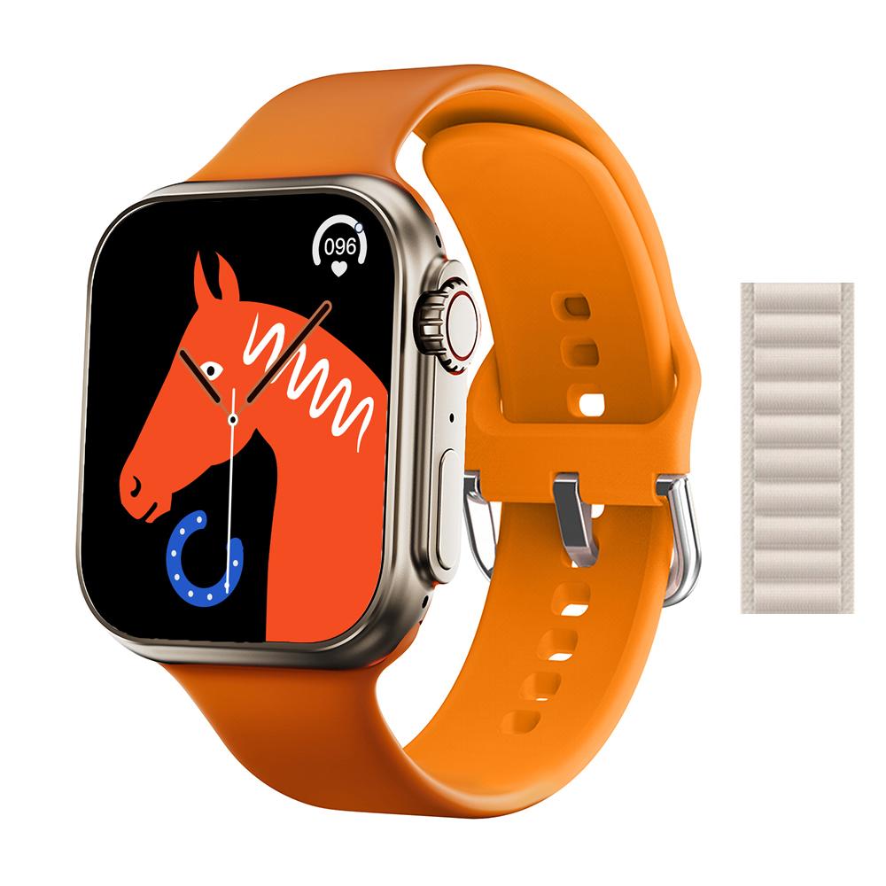 Ws8plus Iwo Watch Ultra Series 8 Men Sports Ws8 Plus Smartwatch Nfc Wireless Charger Sports Blue Tooth Call 2.0" For Ios Android