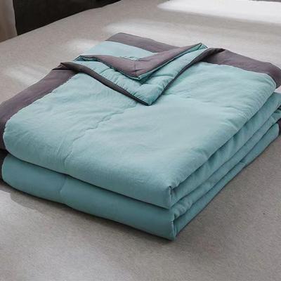 New Double Sided Cooling Blanket Cold Effect Breathable Conditioning Quilt Spring Summer Solid Color Cooler Quilt