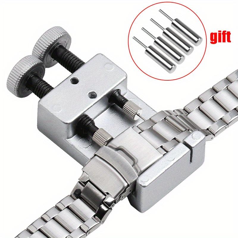 Watch Link Remover Kit, Watch Band Removal Tool, Watch Sizing Tool, Watch Pin Removal Tool With 4 Extra Punch Pins