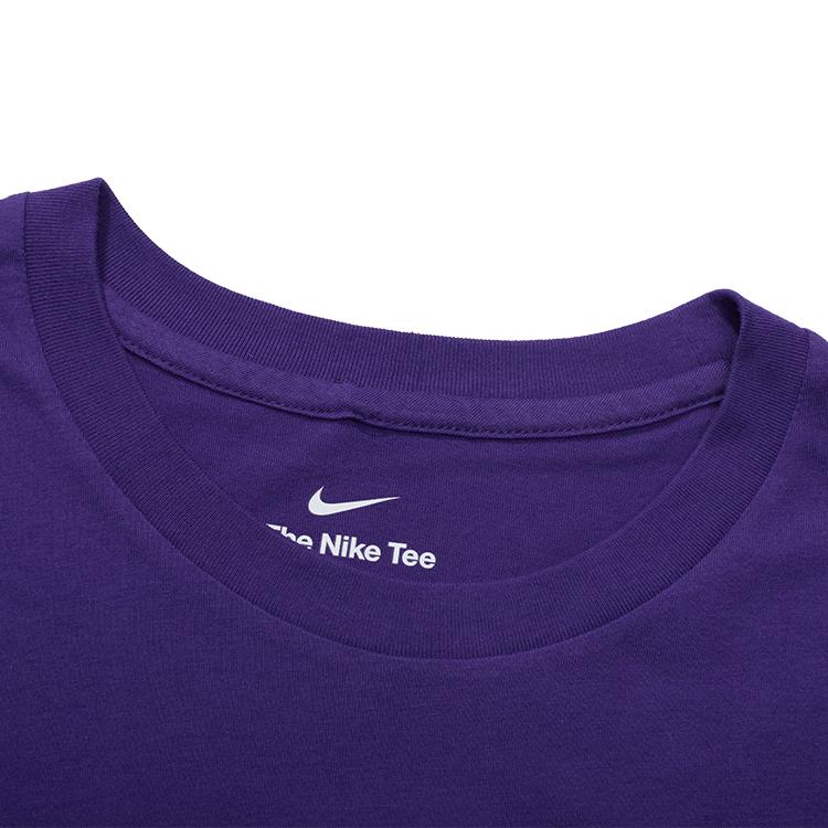 Nike T-Shirt Youth NBA Los Angeles Lakers Casual Breathable Sports Crew Neck Short Sleeve Kids Tops Purple 3Z2B7SBNH-LAK