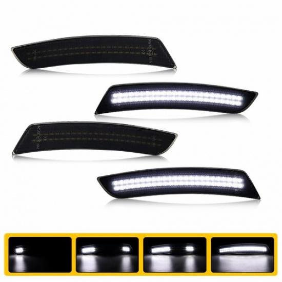 4PCS LED Side Marker Lights Front Rear For Chevy Camaro LS LT SS ZL1 2016-