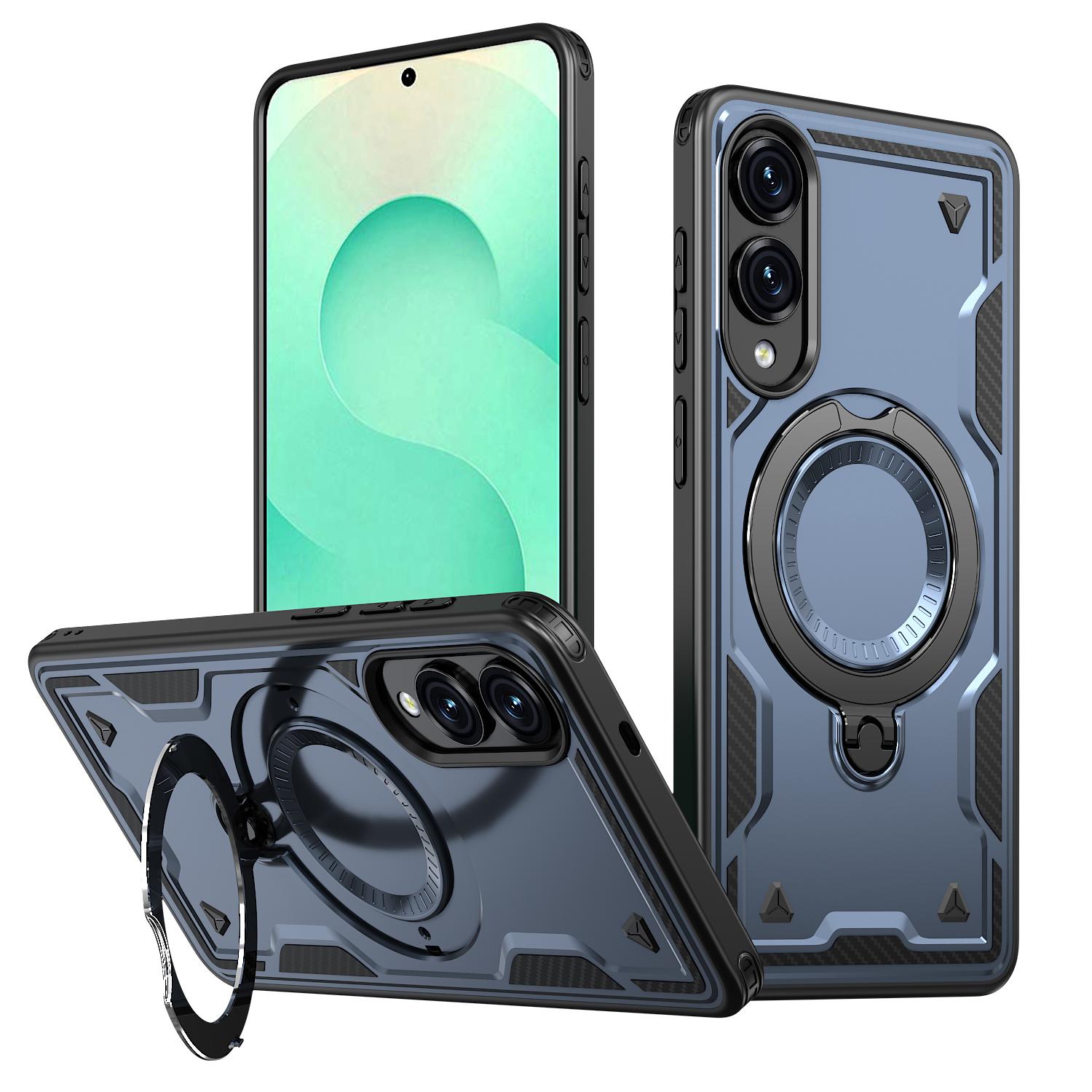 

For Samsung Galaxy S25 Edge Rotating magnetic ring holder, phone case protective cover Galaxy S25 Edge