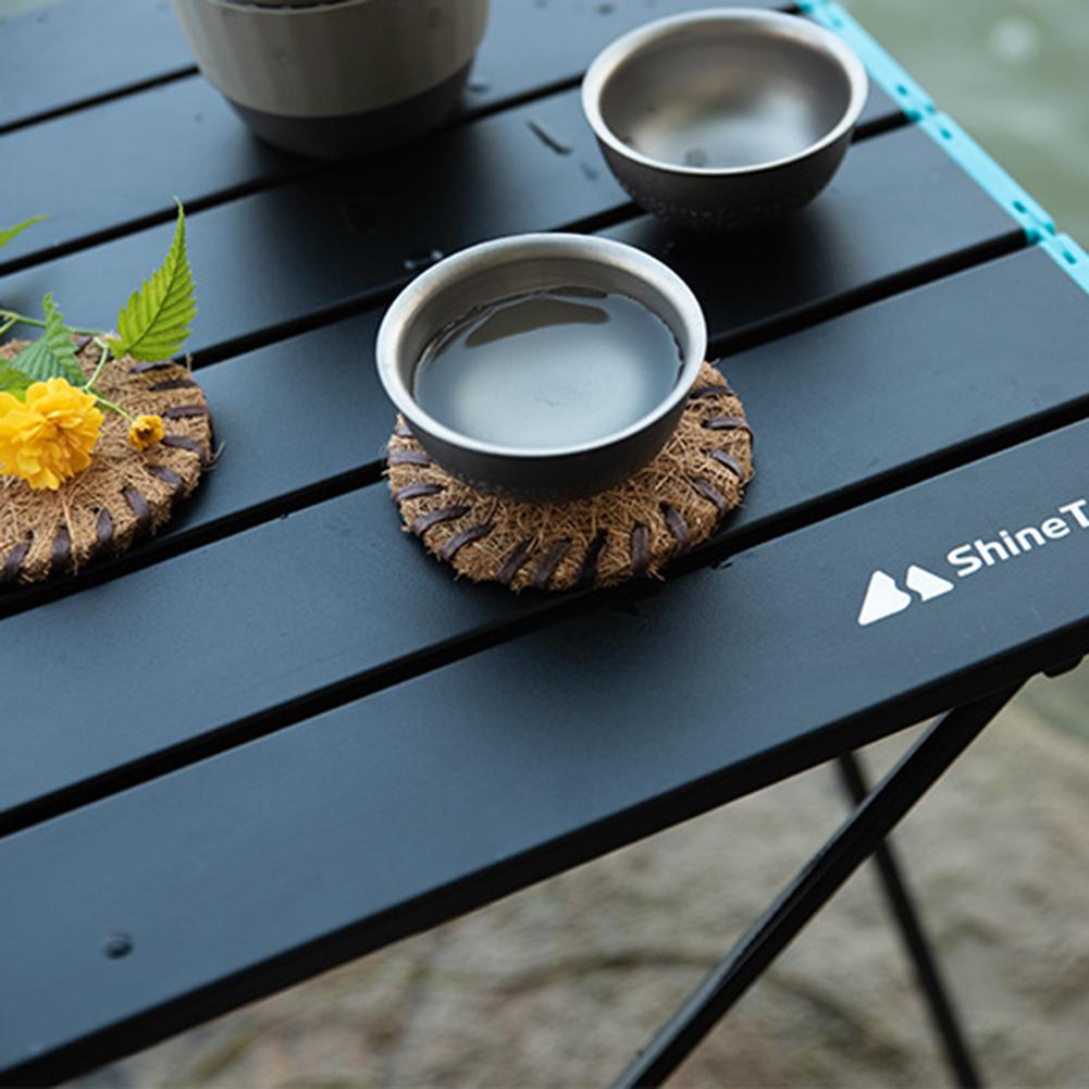 Folding Camping Table Foldable Outdoor Dinner Desk Aluminum Alloy Collapsible Beach Table Multifunction for Camping Hiking China Mainland