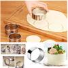 11Pcs Round Cookie Biscuit Cutters Circle Pastry Cutters Baking Circle Ring Mold