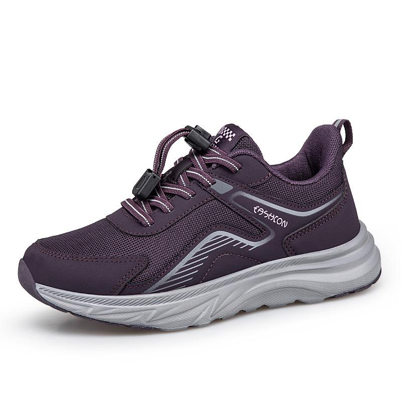Genuine foot spring and autumn models, Chinese non-slip soft sole, light leisure sports walking shoes, mother shoes