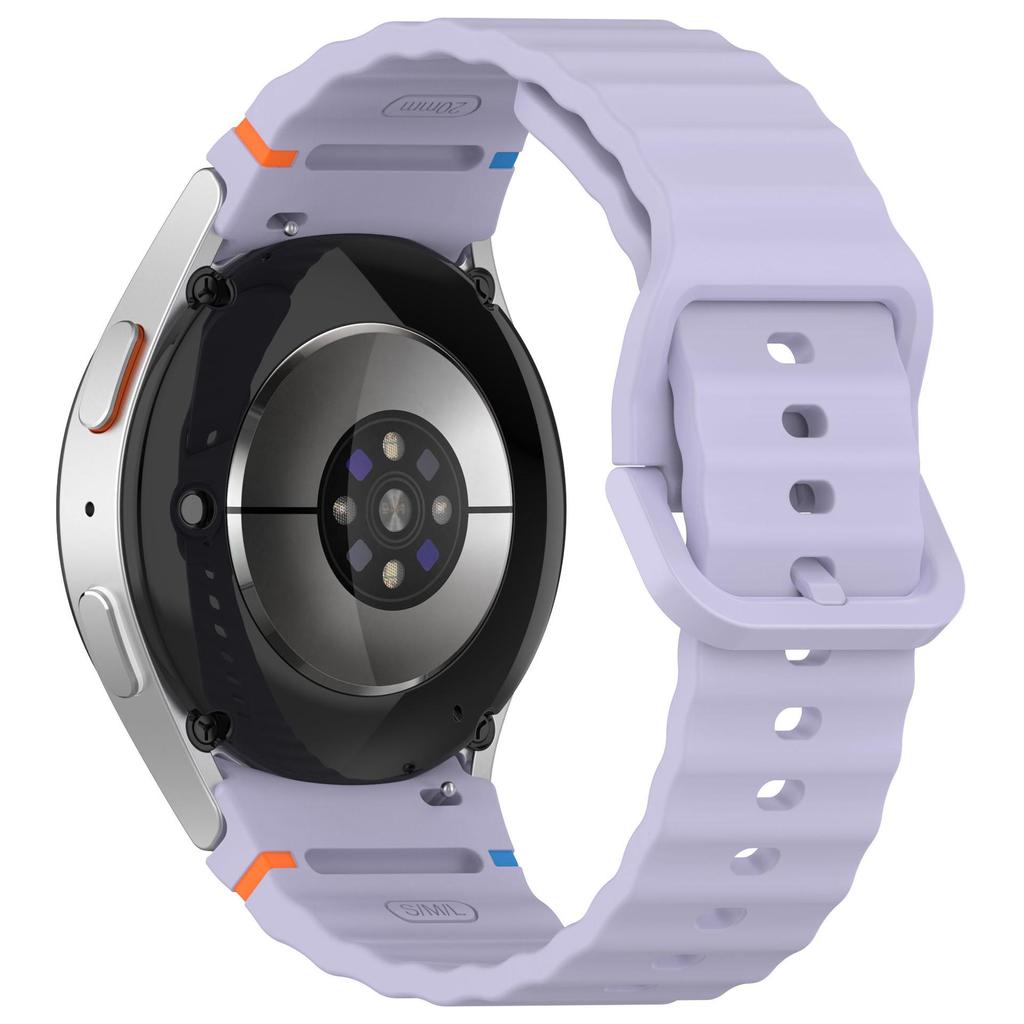 Compatible Silicone Strap with Colorful Buckle for Samsung Galaxy Watch7/FE/6/5/4