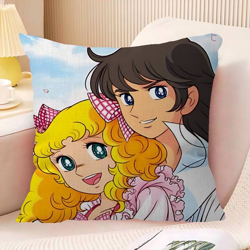 Classic Anime C-Candy C-Candy Pillow Cushion Cover Pillowcase Living Room Sofa Home Decor Customized