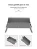 Portable Outdoor Charcoal Grill: Thickened Folding BBQ Rack for Home & Picnic Use, Full Set Included