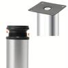 4Pcs Stainless Steel Adjustable Furniture Support Legs For Kitchen Cabinet Sofa TV Stand Furniture Feet
