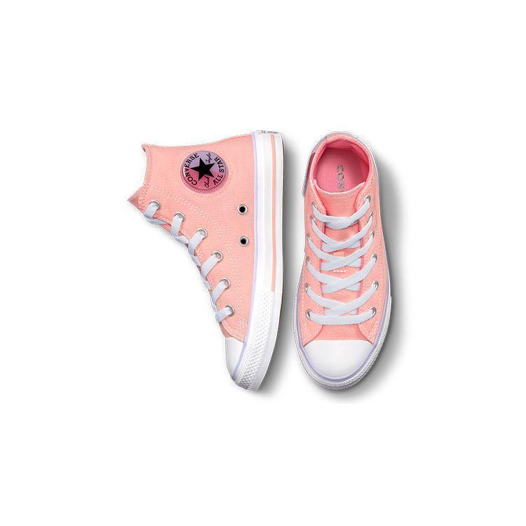 Converse Chuck Taylor All Star Durable High Top Kids Kids Sneakers Pink A01738C