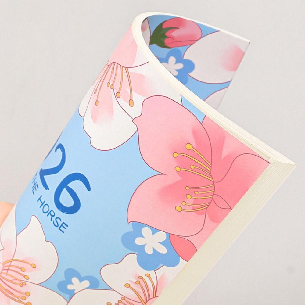 Learning Plan Planner Notebook A4 A5 Agenda Planner Portable 2026 Schedules Notebook  Office