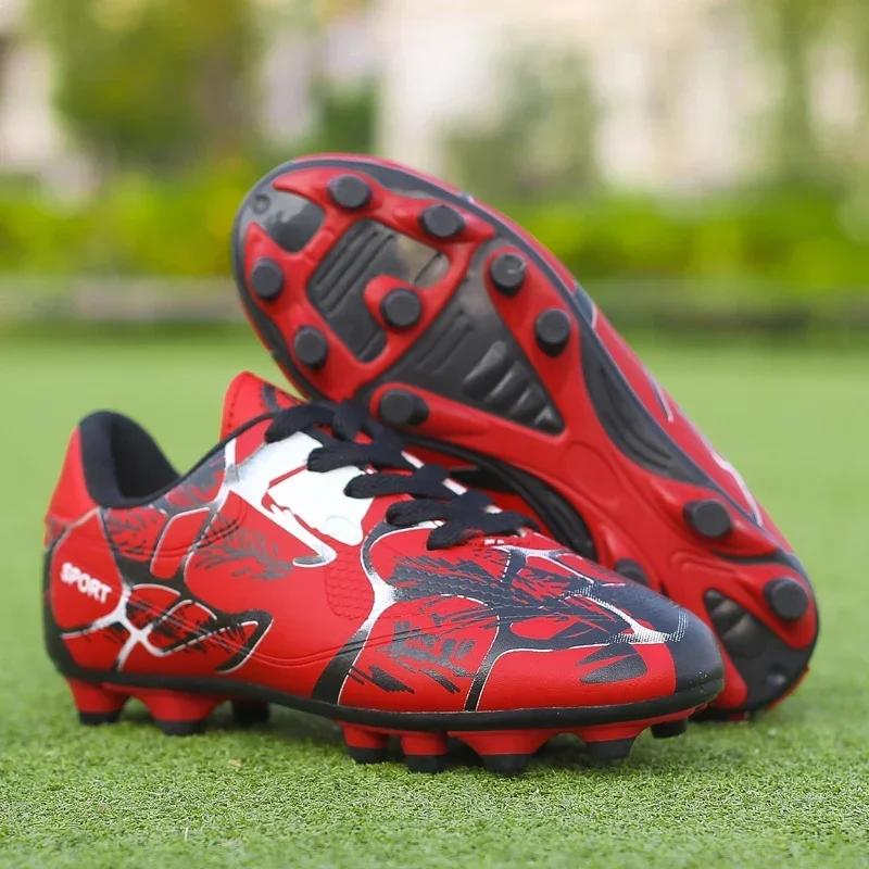 Youth Sports Shoes Student Children's Non-slip Soccer Shoes Artificial Grass Ag Spikes To Play Football Shoes