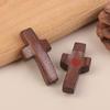 1/2PCS Wooden Pocket Prayer Cross, Small Handheld Cross For Comfort, Pocket Gift For Prayer & Faith