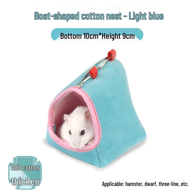 Winter Warm Cotton Nest for Small Pets: Hamsters, Chinchillas, Hedgehogs, Squirrels & Rabbits