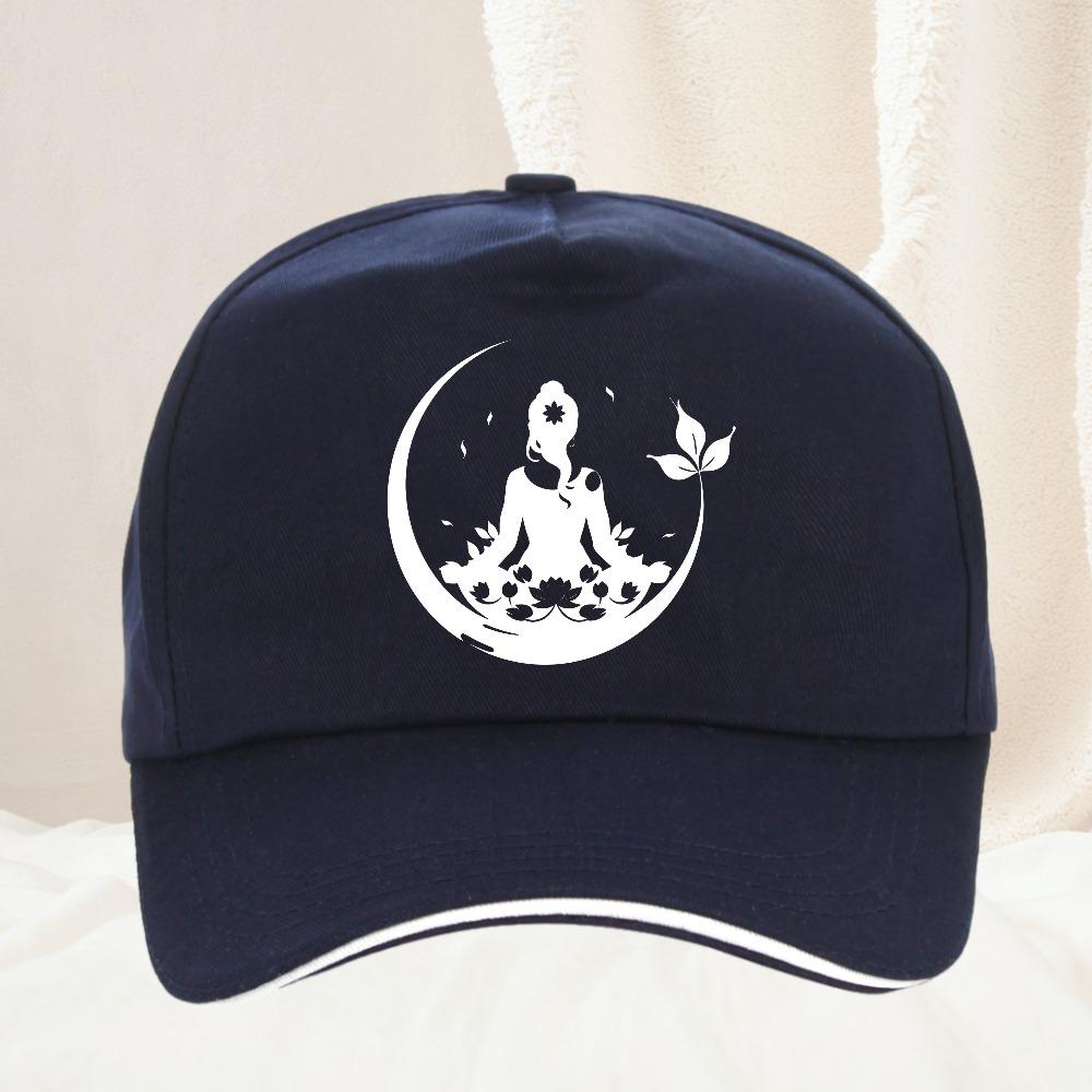 Buddha Chakra Baseball Cap Peace Love Good Unisex Women Adjustable Sun Hats