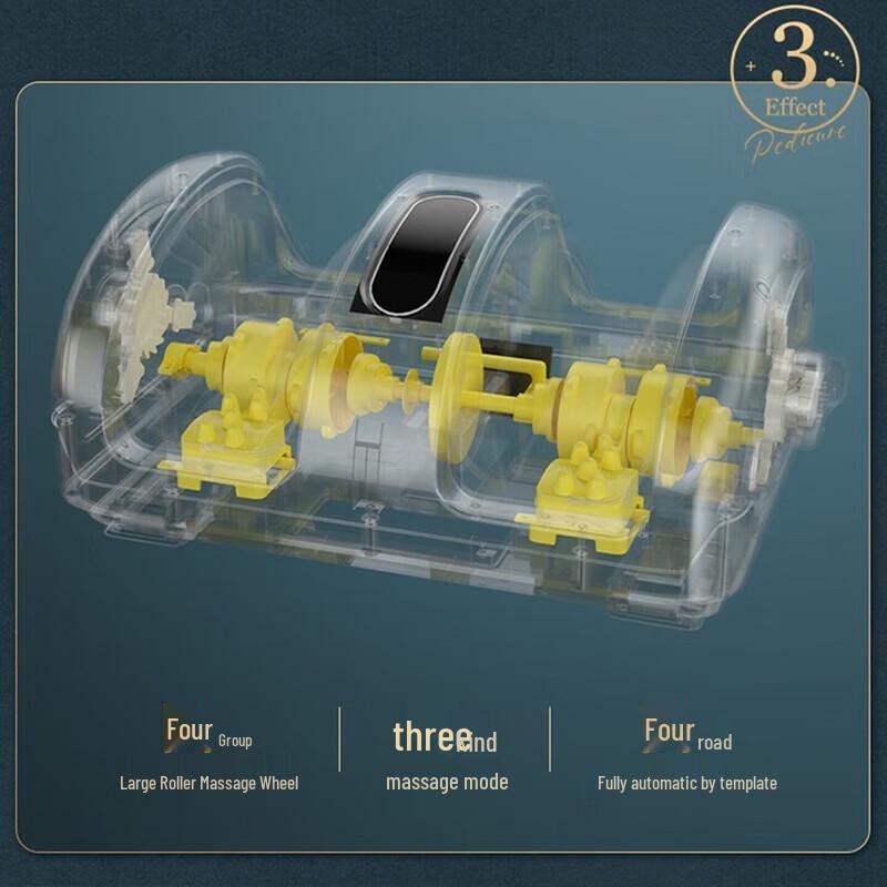 CHIGO Robotic Foot & Calf Massager with Heat CN plug (adapter included)