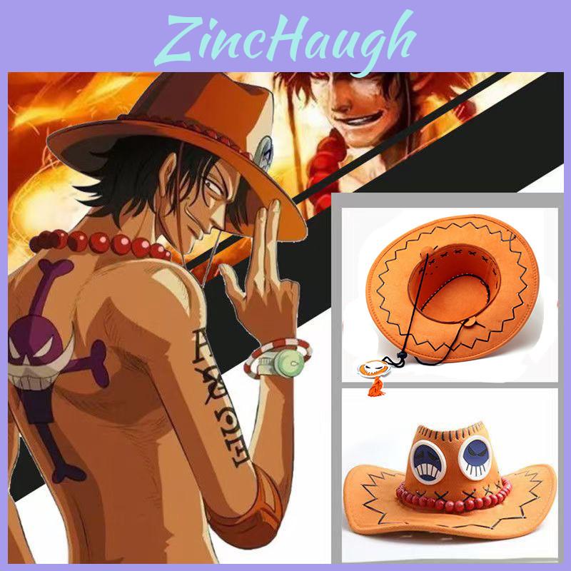 One Piece Portagas D Ace Fisherman Hat For Parent-child Adventures