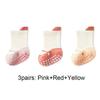 3 Pairs Soft Cotton Anti-Slip Socks Non-Slip Infant Walking Socks Kids Crawling Socks  For Newborn