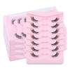 7 Pairs Of Half-Eye False Eyelashes, Dense Curled Eye Tail, Elongated Half-Eye False Eyelashes