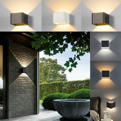 Wall LED Modern Bedroom Light 3W 5W 7W Up Down Cube Sconce Lamp Simple Besides Lights