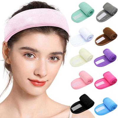 Double Layer Velcro Sport Headband for Postpartum, Face Wash, Running, and Cross-border Style