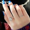 ZDADAN 925 Silver New Arrival Daisy Ring For Women Fashion Wedding Jewelry