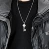 Jewelry Stainless Steel Key Necklace Personalized Titanium Steel Pendant Sweater Chain Pendant