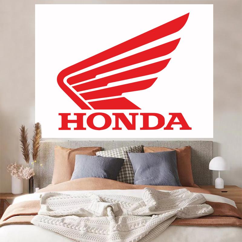 

1pcs For Honda CB400CB650FCBF CBR25ORR CRF SH3O0 NC75O HONDA Motorcycle Printed Racing Banner Flag Club Bar Room Garage Decor 110x150 cm