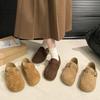 Γυναικεία Loafers 2026 Φθινόπωρο Χειμώνας Νέα Μόδα Λουράκι με Αγκράφα Εσωτερικό Αυξημένο Ύψος Casual Παπούτσια Εξωτερικού Χώρου Αντιολισθητικά Vintage Μπαλαρίνες