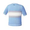 FILA Tennis Color Block Crew Neck Short Sleeve T-Shirt Women tops A11W623410F-LB