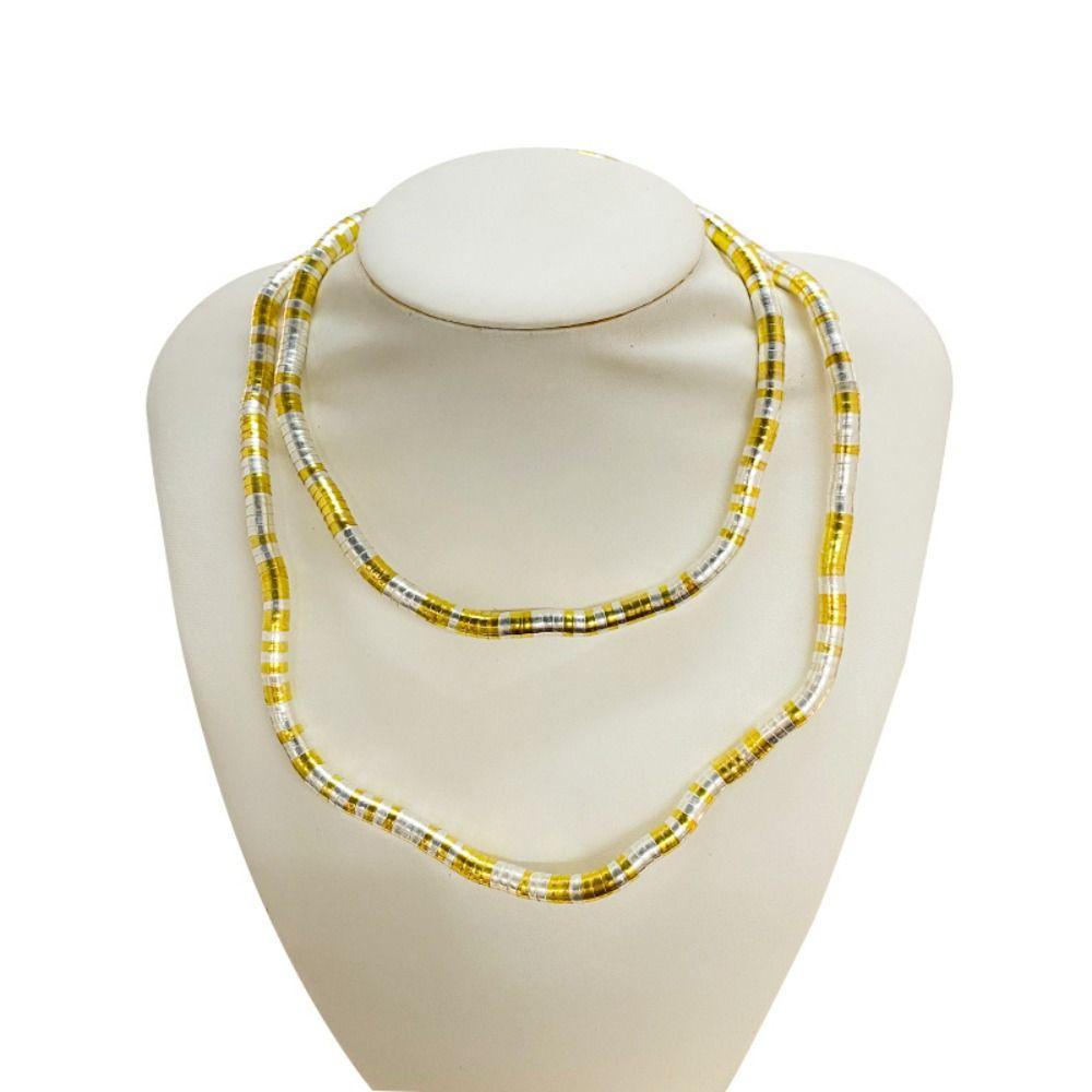 Alloy Bendable Snake Necklace Gold Color Bracelet New Flexible Choker  Jewelry Accessories