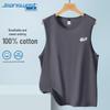 Jeanswest Men's Summer 2025 Pure Cotton Loose Fit Tank Top