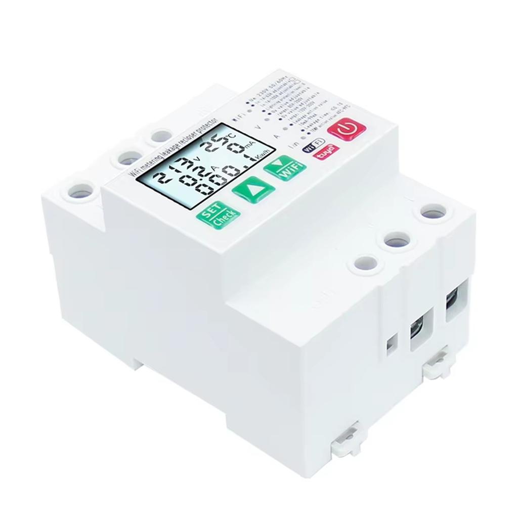 2025+ Smart WiFi Circuit Breaker over Under Voltage Leakage Protector for Compatible with Wide Application