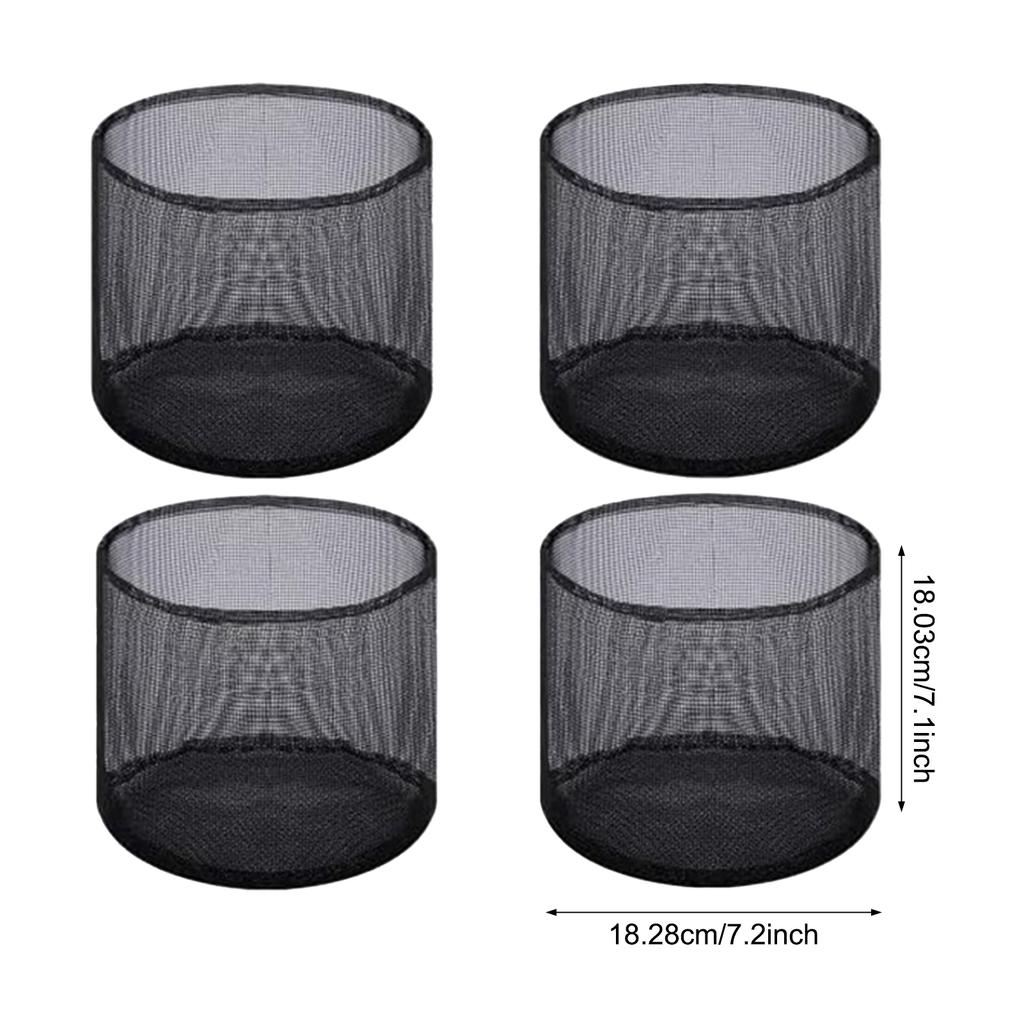 Deep Aquatic Water Plant Pots Square/Round PVC Mesh Pots for Water Lilies & Lotus Water Garden