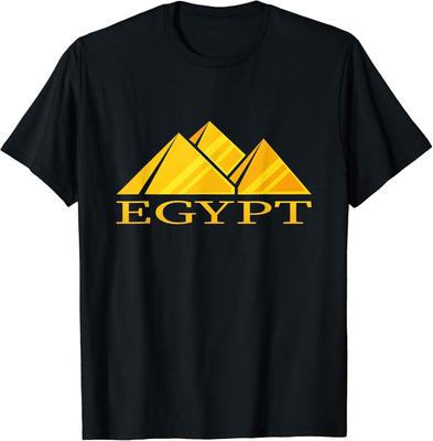 Giza Pyramids Egyptian Souvenir T-Shirt Featuring Pharaoh Design