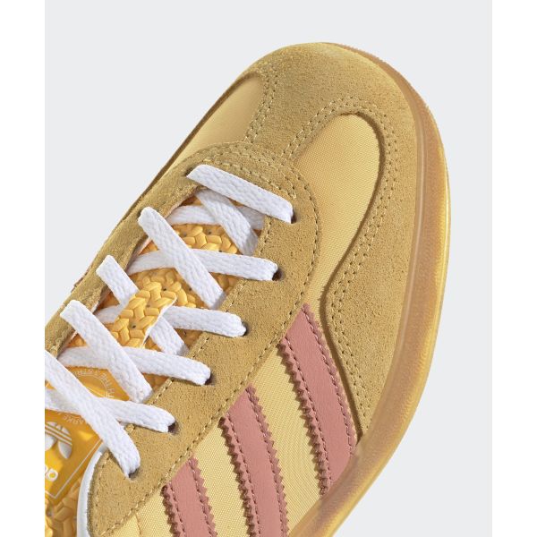 adidas Gazelle Indoor Semi Spark Wonder Clay Women Sneakers Yellow Cloud-White IE2959