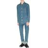 GUCCI Shirts Men's Blue Pointed Collar Moderate Denim 815657-XDC6P-4206