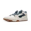 Li Ning Yue Bai Hi Casual Versatile Thick Sole Non-Slip Wear-Resistant Breathable High-Top Skate Shoes Men Sneakers White Green AGCU347-1