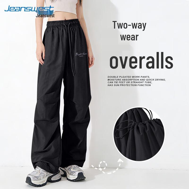 Jeanswest Women's Loose Fit High-Waist Cargo Pants