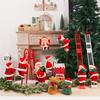 Christmas Decoration Electric Ladder Santa Claus Climbing Rope Santa Claus Christmas Gift Decoration Arrangement