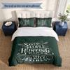 Supernatural 3‑Piece Bedding Set Soft Microfiber Duvet Cover Pillowcases Comfortable Bed Linen for Bedroom Decoration