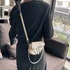 Stylish Cross-border Shoulder Bag 2023 Summer Pure Color Pu Saddle Bag Wholesale