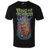 Bring Me The Horizon - Koszulka z nadrukiem Smoking Dinosaur - Koszulka zespołu w stylu Rock Metal - Odpowiednia zarówno dla mężczyzn, jak i kobiet