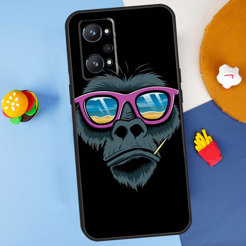 Cartoon Monkey For Realme GT7 Pro GT 6T 6 5 C67 C61 C55 C53 C51 C21Y C25S C75 10 11 12 13 14 Pro Plus Case