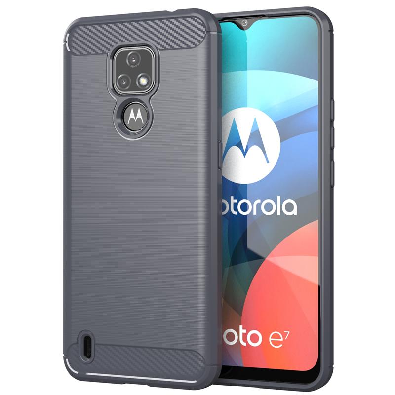 

For Cover Motorola Moto E7 2020 Case For Moto E7 2020 Fundas Bumper Armor TPU Shockproof Soft Phone Case For Moto E7 2020 Coque For Moto One Macro синий
