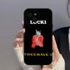 Lucki Rapper WAKE UP LUCKI Phone Case For iPhone Mini 11 12 13 14 15 16 Pro Max Plus Shell