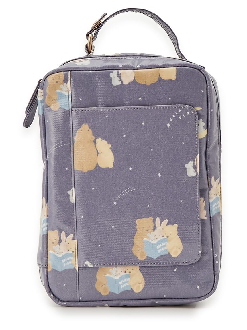 

Starry sky animal print vertical diaper pouch PWGB234666 NVY [Gelato Pique] Women s